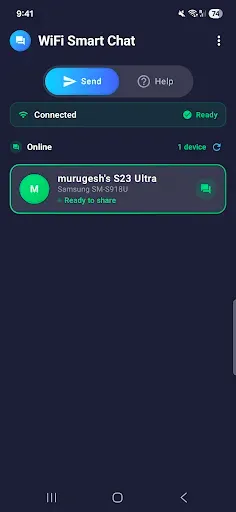 Скриншот 8 — Wifi Smart Chat -File Transfer