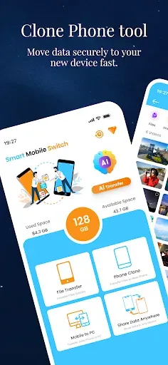 Скриншот 1 — Phone Clone Tool: Switch data