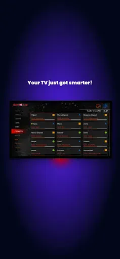 Скриншот 1 — Smart TV club IPTV, OTT player