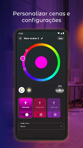 Скриншот 4 — Conexão de luz inteligente Hue