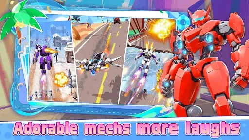 Скриншот 3 — Smash Car: Robot Racing