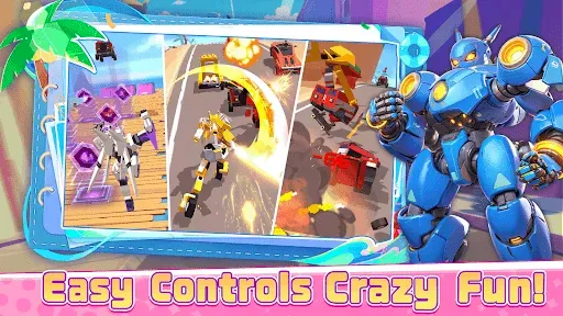 Скриншот 4 — Smash Car: Robot Racing