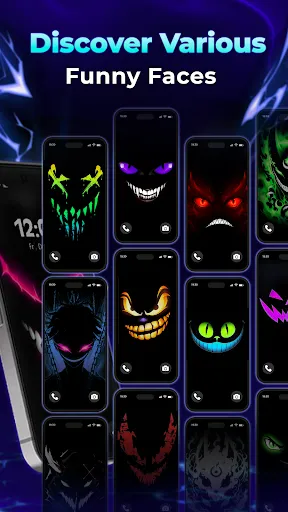 Скриншот 4 — Smiley Fun Live Wallpaper