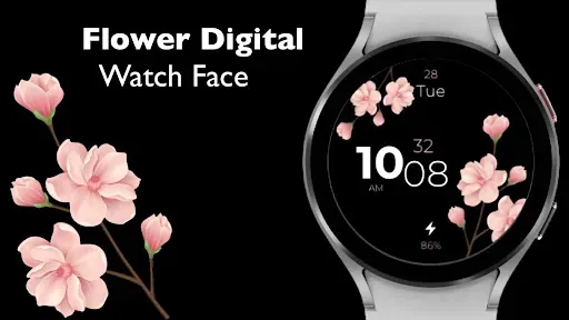 Скриншот 1 — Flower Digital - Watch Face