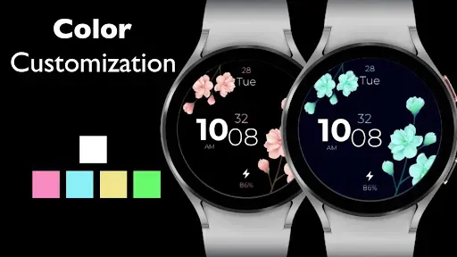Скриншот 2 — Flower Digital - Watch Face