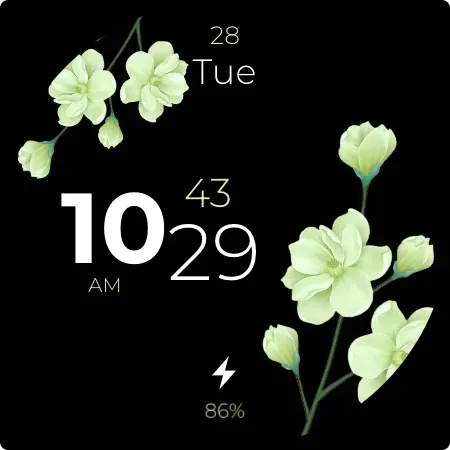 Скриншот 6 — Flower Digital - Watch Face