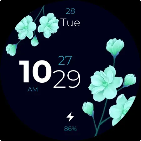 Скриншот 7 — Flower Digital - Watch Face