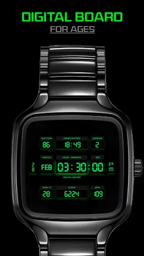 Скриншот 3 — Digital Board Watch Face