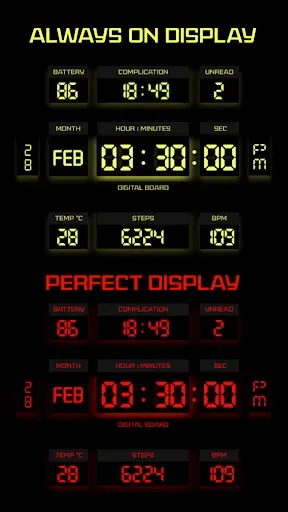 Скриншот 4 — Digital Board Watch Face