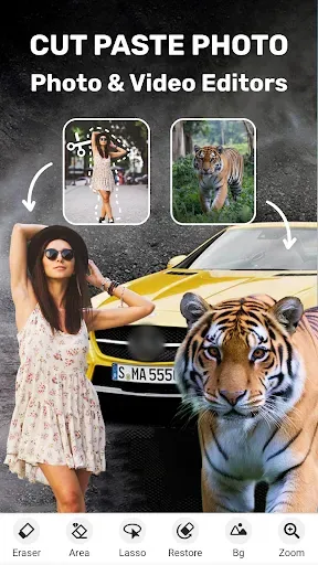 Скриншот 1 — Cut Paste Photo - Photo Editor