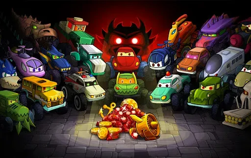 Скриншот 8 — Car Eats Car Мультиплеер Гонка