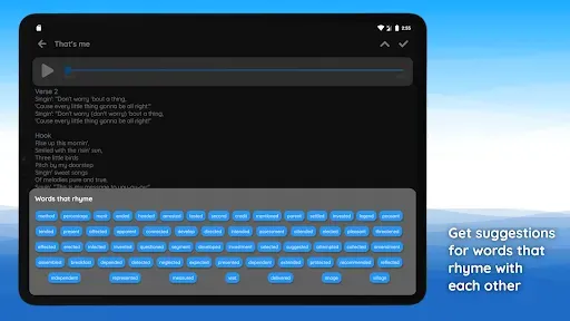 Скриншот 7 — write lyrics & save your ideas
