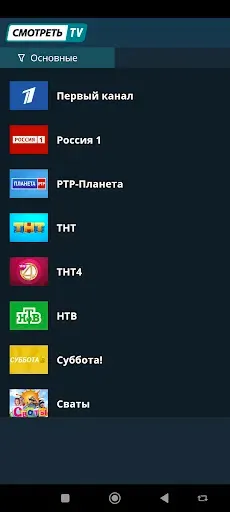 Скриншот 1 — Смотреть ТВ