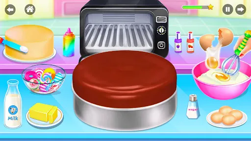 Скриншот 1 — Sweet Bakery: Baking Cake Game