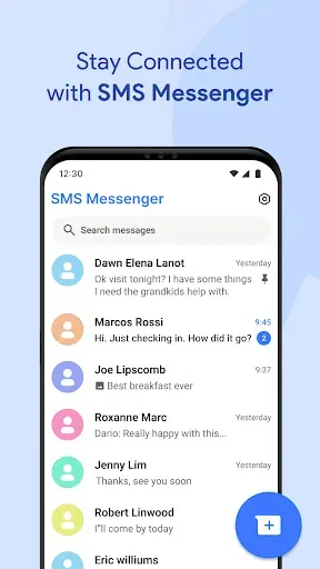 Скриншот 1 — Messages For Android