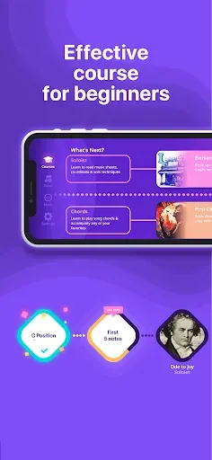 Скриншот 3 — Simpia: Learn piano by songs