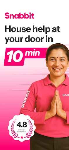 Скриншот 1 — Snabbit: House Help in 10 Mins