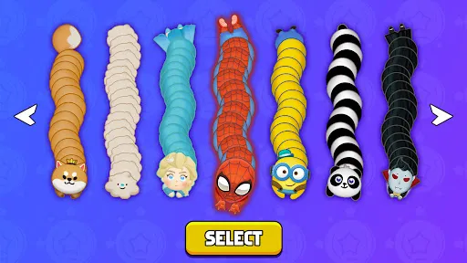 Скриншот 8 — Worms Merge: холостой io игра