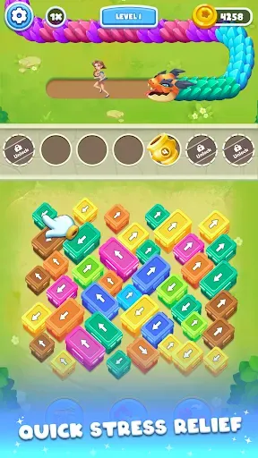 Скриншот 1 — Snake Out Puzzle