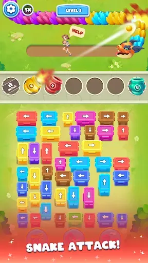 Скриншот 2 — Snake Out Puzzle