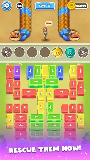 Скриншот 5 — Snake Out Puzzle