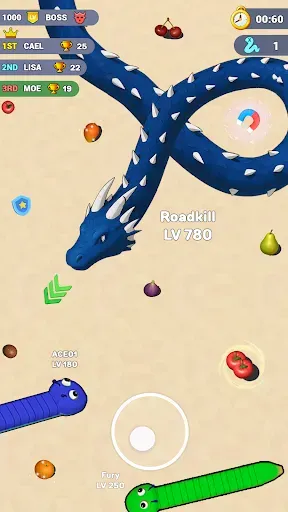 Скриншот 4 — Worms .io Hungry Game
