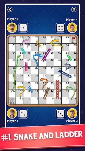 Скриншот 2 — Snakes and Ladders - Ludo Game