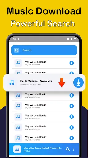 Скриншот 2 — Mp3 Music Downloader & Player