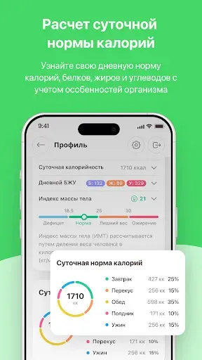 Скриншот 4 — SnapDiet: Дневник питания ИИ
