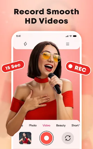 Скриншот 2 — HD Camera & Editor - Snapio