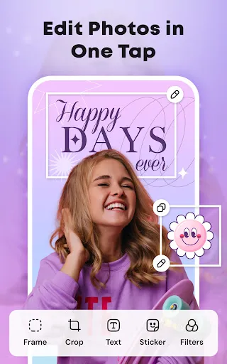Скриншот 3 — HD Camera & Editor - Snapio