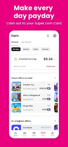 Скриншот 5 — Super.com - Save, Earn, Travel