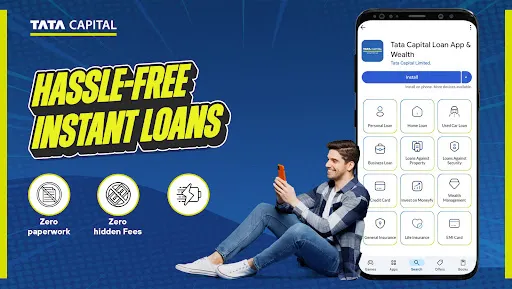 Скриншот 1 — Tata Capital Loan App & Wealth