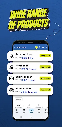 Скриншот 3 — Tata Capital Loan App & Wealth