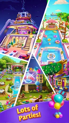 Скриншот 1 — Parties & Puzzles: Tile Games