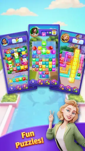 Скриншот 2 — Parties & Puzzles: Tile Games