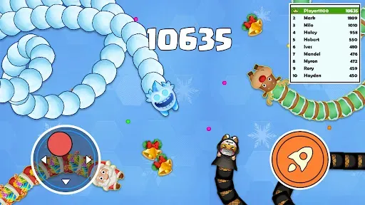 Скриншот 3 — Sneak Snake - змея .io игра