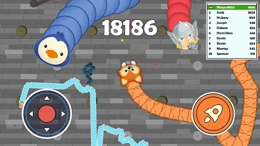 Скриншот 4 — Sneak Snake - змея .io игра