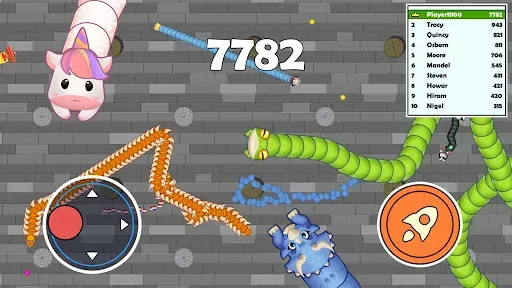 Скриншот 7 — Sneak Snake - змея .io игра