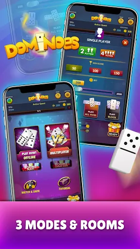 Скриншот 1 — Dominoes - Offline Domino Game