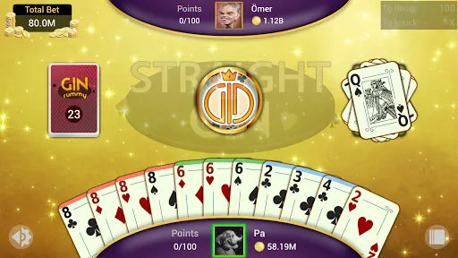 Скриншот 4 — Gin Rummy - Offline Card Games