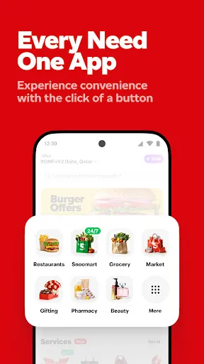 Скриншот 2 — Snoonu Food & Grocery Delivery