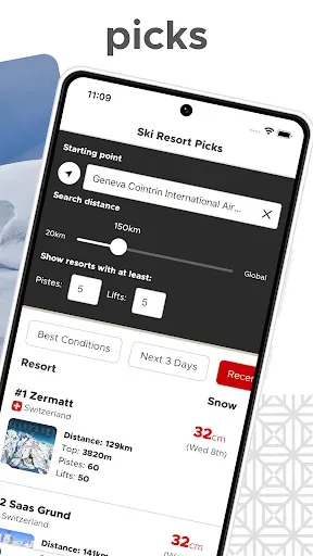 Скриншот 6 — Snow-Forecast.com Weather Maps