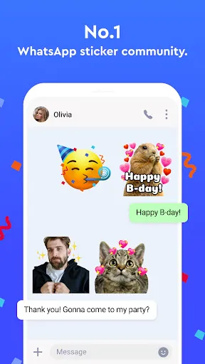 Скриншот 1 — Sticker.ly - Sticker Maker