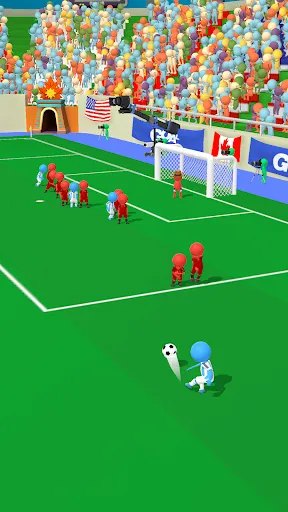 Скриншот 3 — Super Goal - Стикмен Футбол