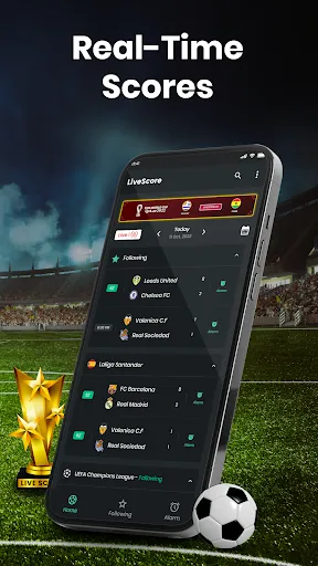 Скриншот 2 — Live score : Матч напоминания