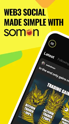 Скриншот 1 — SoMon - Web3 Social Forum