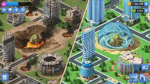 Скриншот 4 — Megapolis Строительство Города