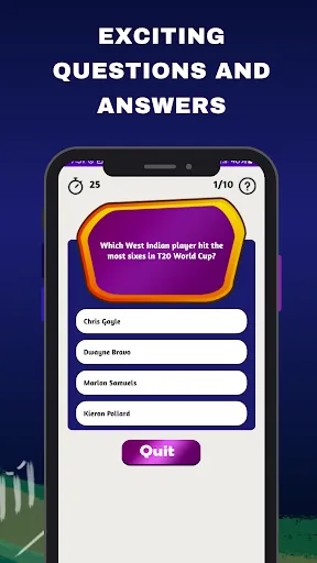 Скриншот 4 — Cricket Quiz Game