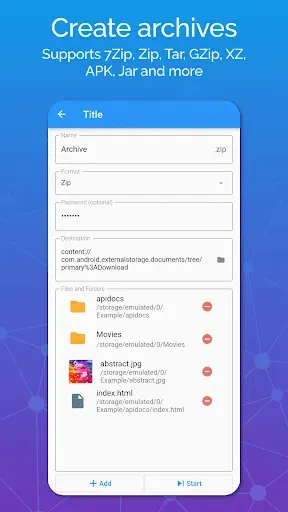 Скриншот 3 — 7Zip и Zip - менеджер Zip File